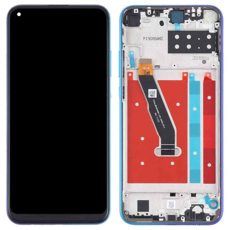 OEM LCD Screen for Honor Play 4T Digitizer Full Assembly With Frame(Blue)