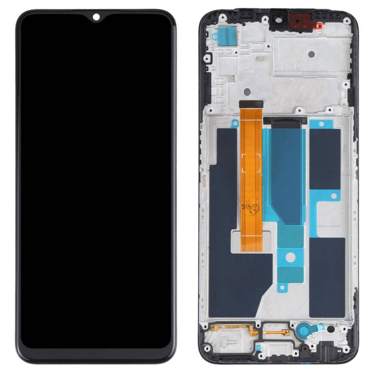 Original LCD Screen and Digitizer Full Assembly With Frame for OPPO A55 5G / Realme V11 5G PEMM00...