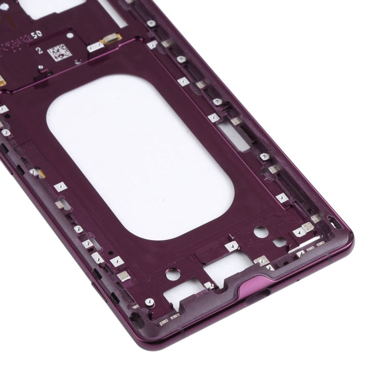 Middle Frame Bezel Plate for Sony Xperia XZ3(Purple)