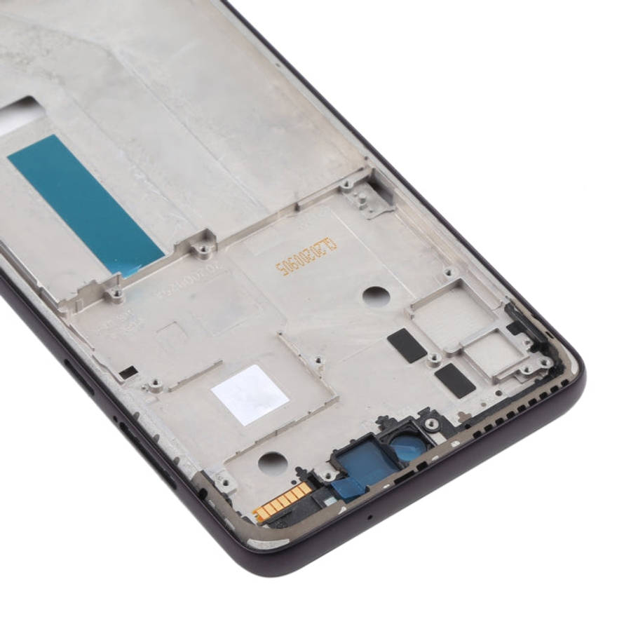 Original Front Housing LCD Frame Bezel Plate for Motorola Moto G 5G (Purple)