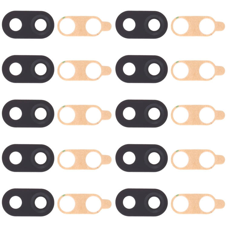 10 PCS Back Camera Lens for LG K40 / LG K12 / LG K12 Plus / LG X4 (2019) LMX420, LMX420EMW, LM-X420