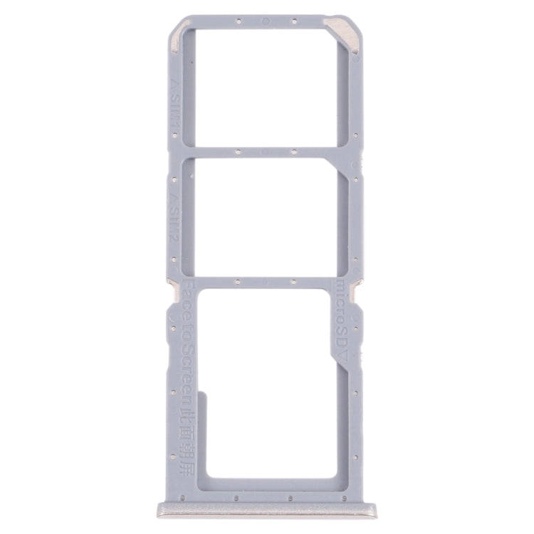 For OPPO A16 / A16S CPH2269 CPH2271  SIM Card Tray + SIM Card Tray + Micro SD Card Tray (Gold)