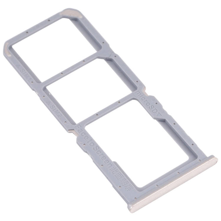 For OPPO A16 / A16S CPH2269 CPH2271  SIM Card Tray + SIM Card Tray + Micro SD Card Tray (Gold)