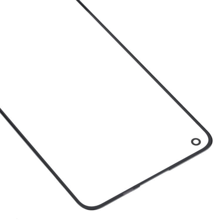 For OnePlus Nord 2 5G DN2101 DN2103 Front Screen Outer Glass Lens (Black)