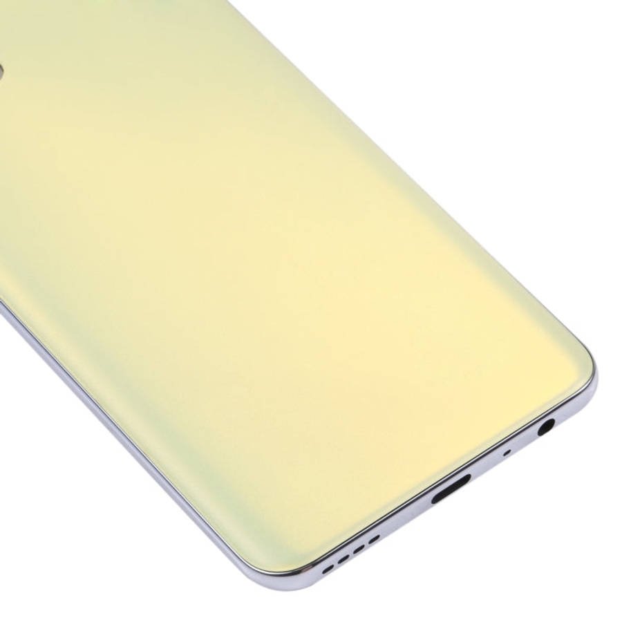 For OPPO Realme Q3 Pro 5G / Realme Q3 Pro Carnival Original Battery Back Cover + Middle Frame (Ye...