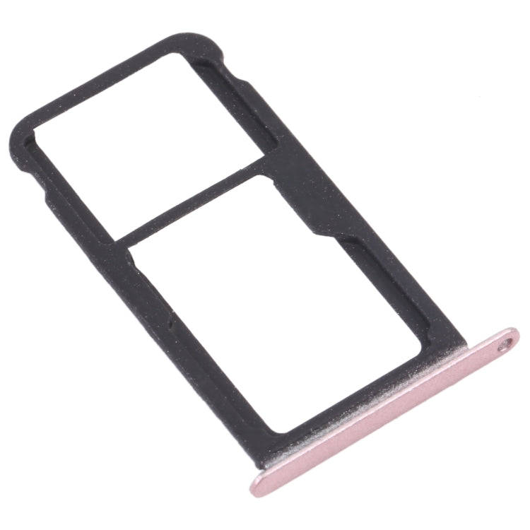 SIM Card Tray + SIM Card Tray / Micro SD Card Tray for Honor Play 6 (Pink)
