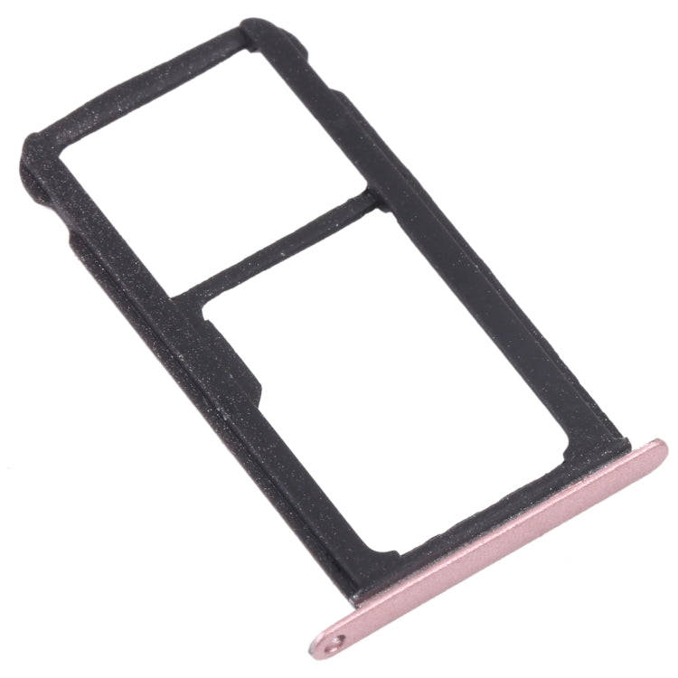 SIM Card Tray + SIM Card Tray / Micro SD Card Tray for Honor Play 6 (Pink)