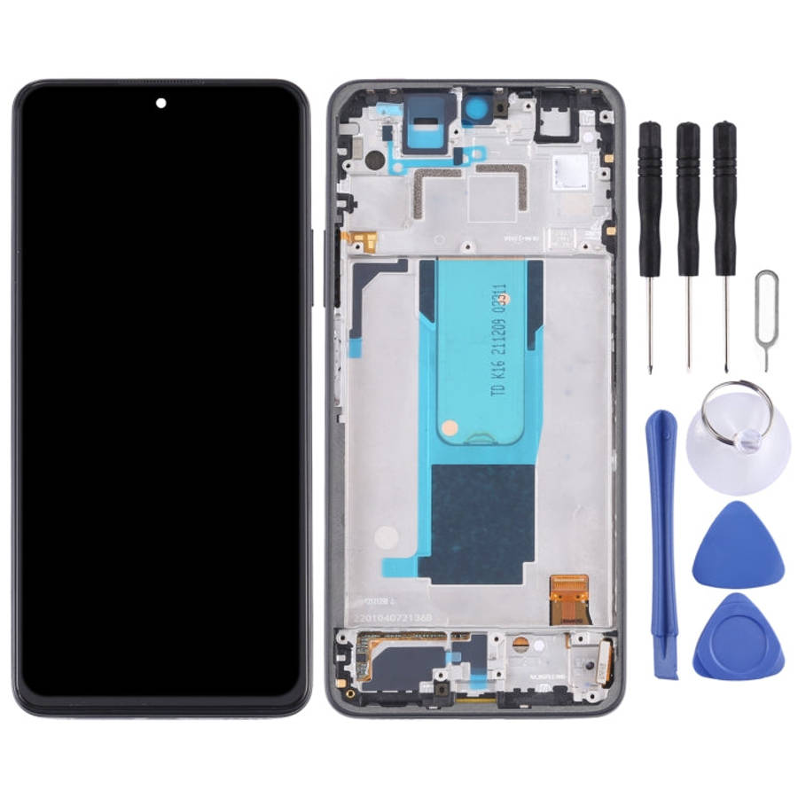 Original LCD Screen and Digitizer Full Assembly with Frame for Xiaomi Redmi Note 11 Pro China/Red...