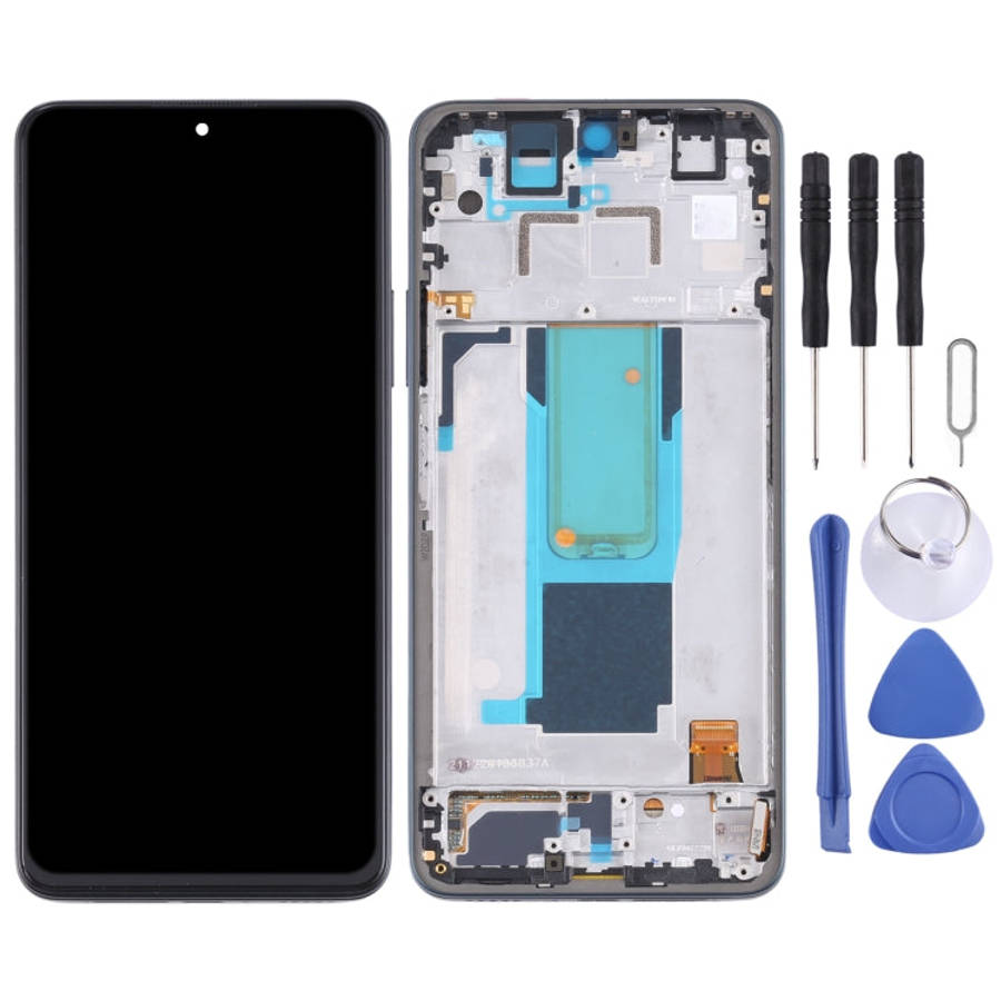 Original LCD Screen and Digitizer Full Assembly with Frame for Xiaomi Redmi Note 11 Pro China/Red...