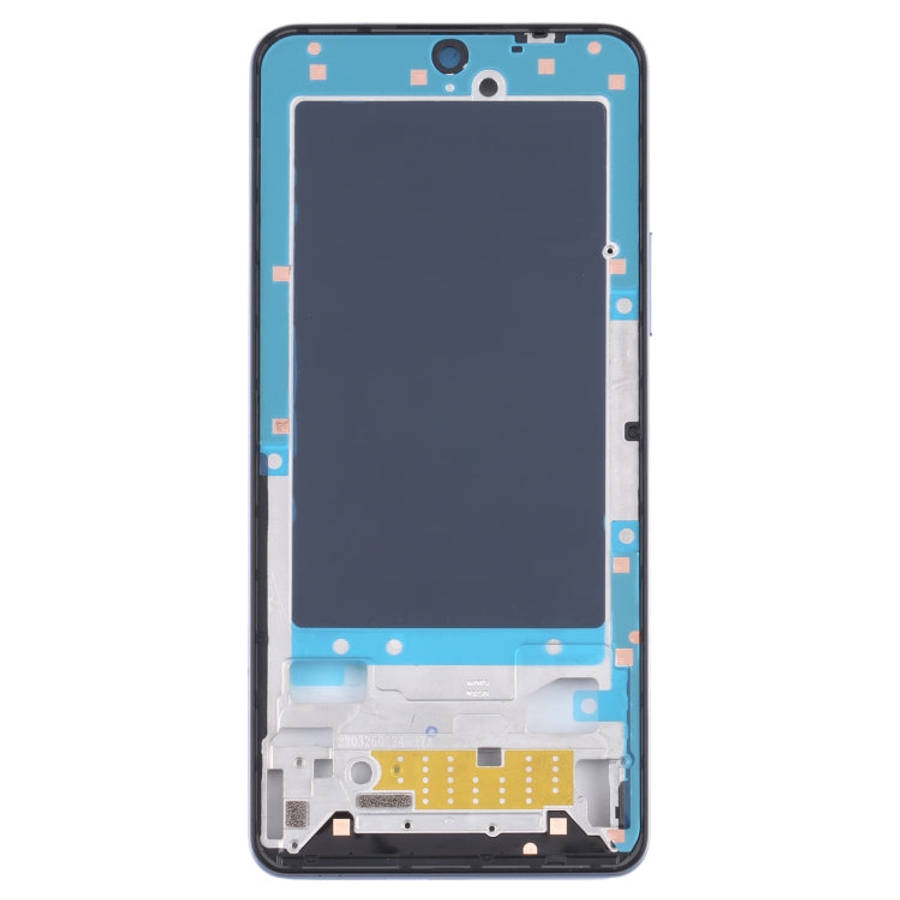Front Housing LCD Frame Bezel Plate for Xiaomi Redmi K40S / Poco F4(Blue)