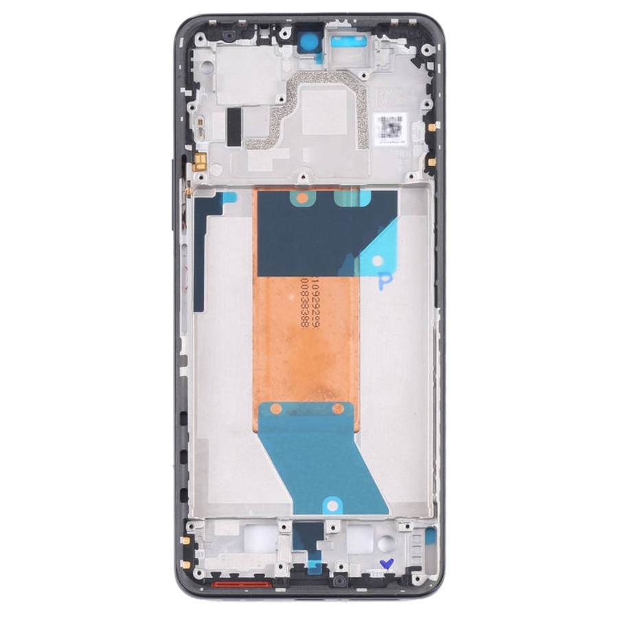 Front Housing LCD Frame Bezel Plate for Xiaomi Redmi K50 / Redmi K50 Pro(Black)