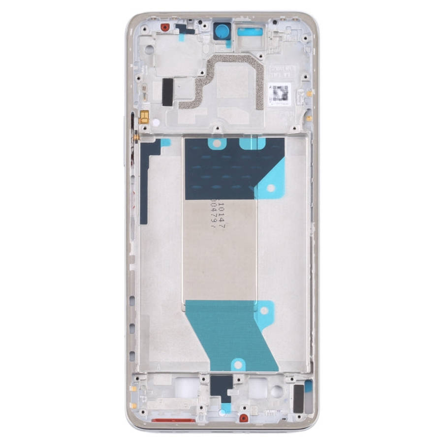Front Housing LCD Frame Bezel Plate for Xiaomi Redmi K50 / Redmi K50 Pro(Silver)