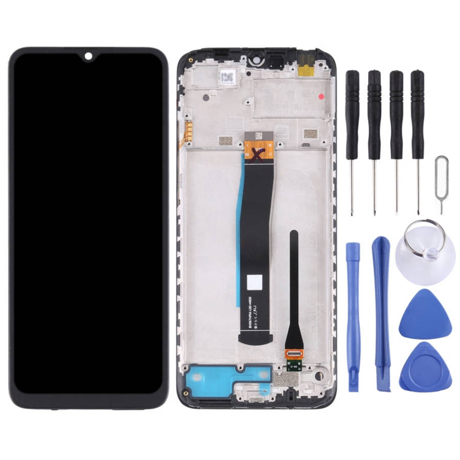 Original LCD Screen and Digitizer Full Assembly with Frame for Xiaomi Redmi 10C/Redmi 10 India/Po...