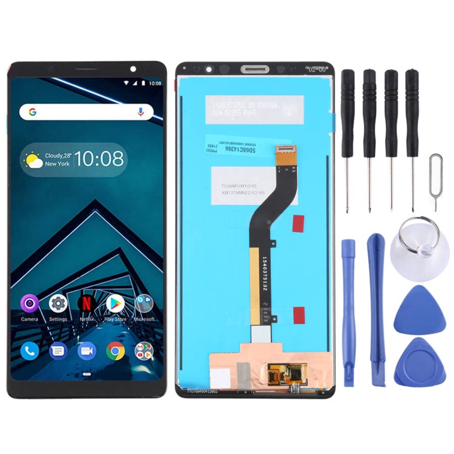 OEM LCD Screen For Lenovo Tab V7 PB-6505 PB-6505M PB-6505MC with Digitizer Full Assembly (Black)