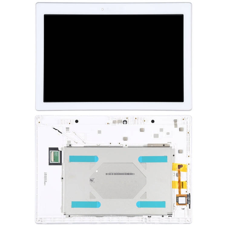 OEM LCD Screen for Lenovo Tab 2 A10-70 A10-70F A10-70L Digitizer Full Assembly with Frame (White)