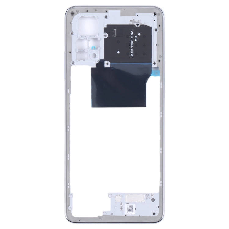 Original Middle Frame Bezel Plate for Xiaomi Redmi Note 11 Pro 4G 2201116TG 2201116TI(Silver)
