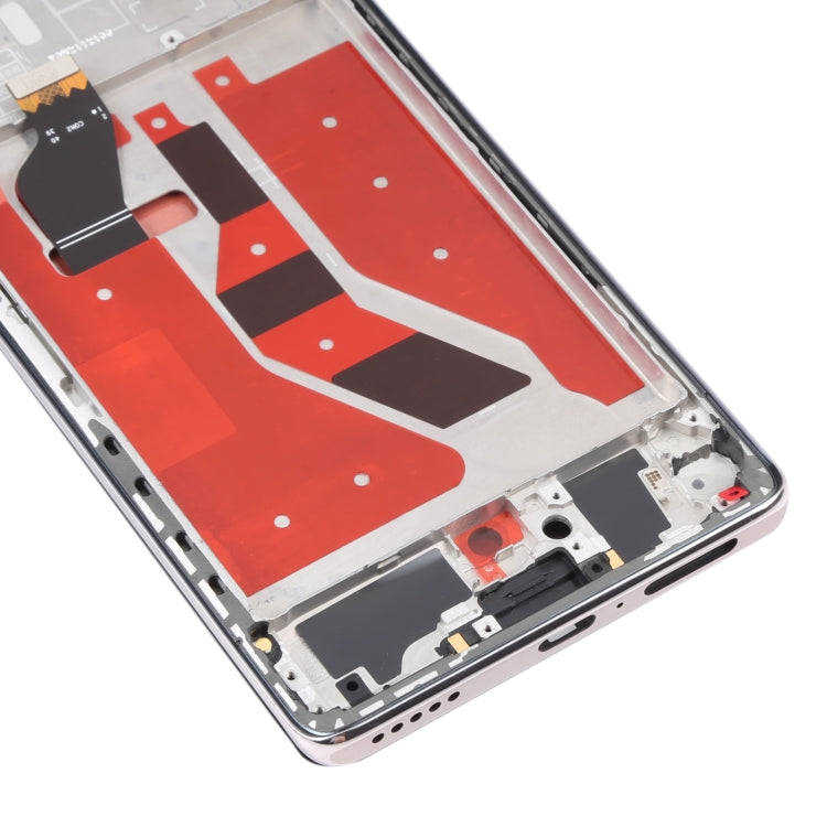 Original OLED LCD Screen for Honor 50 Pro Digitizer Full Assembly with Frame(Silver)