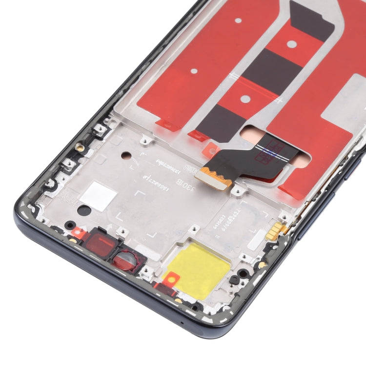 Original OLED LCD Screen for Huawei Nova 9 Digitizer Full Assembly with Frame(Black)