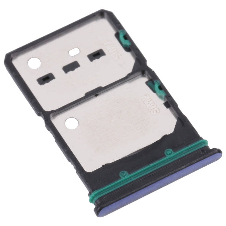 For OnePlus Nord CE 2 5G SIM Card Tray + SIM Card Tray + Micro SD Card Tray (Blue)