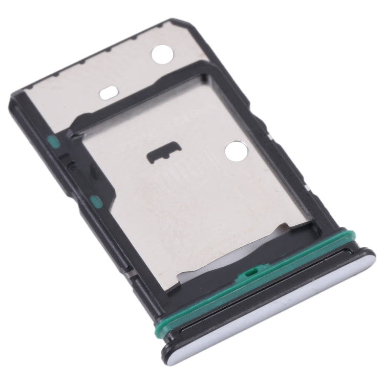 For OnePlus Nord CE 2 5G SIM Card Tray + SIM Card Tray + Micro SD Card Tray (Silver)