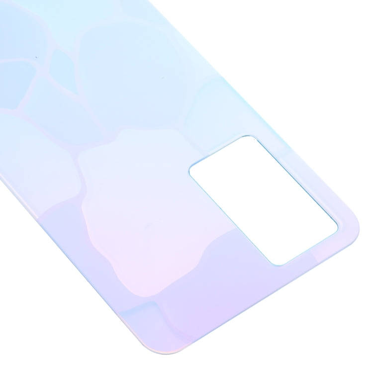 For vivo Y75 4G 2022/V23e Glass Battery Back Cover (Blue)