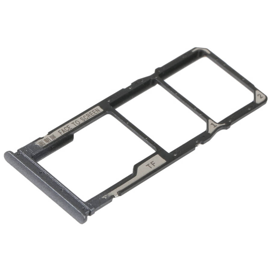 SIM Card Tray + SIM Card Tray + Micro SD Card Tray For Xiaomi Redmi 10 Power (Black)