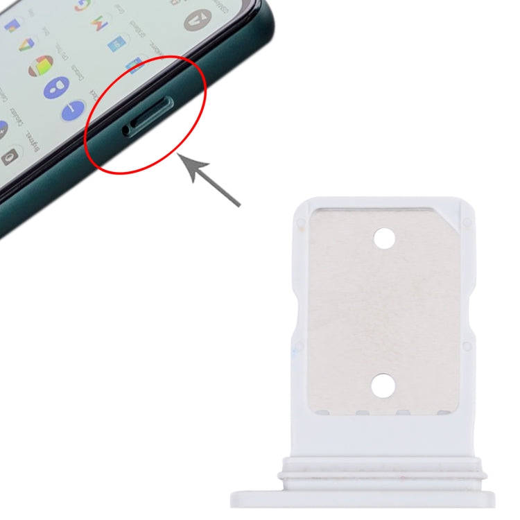 SIM Card Tray for Google Pixel 5a (White)