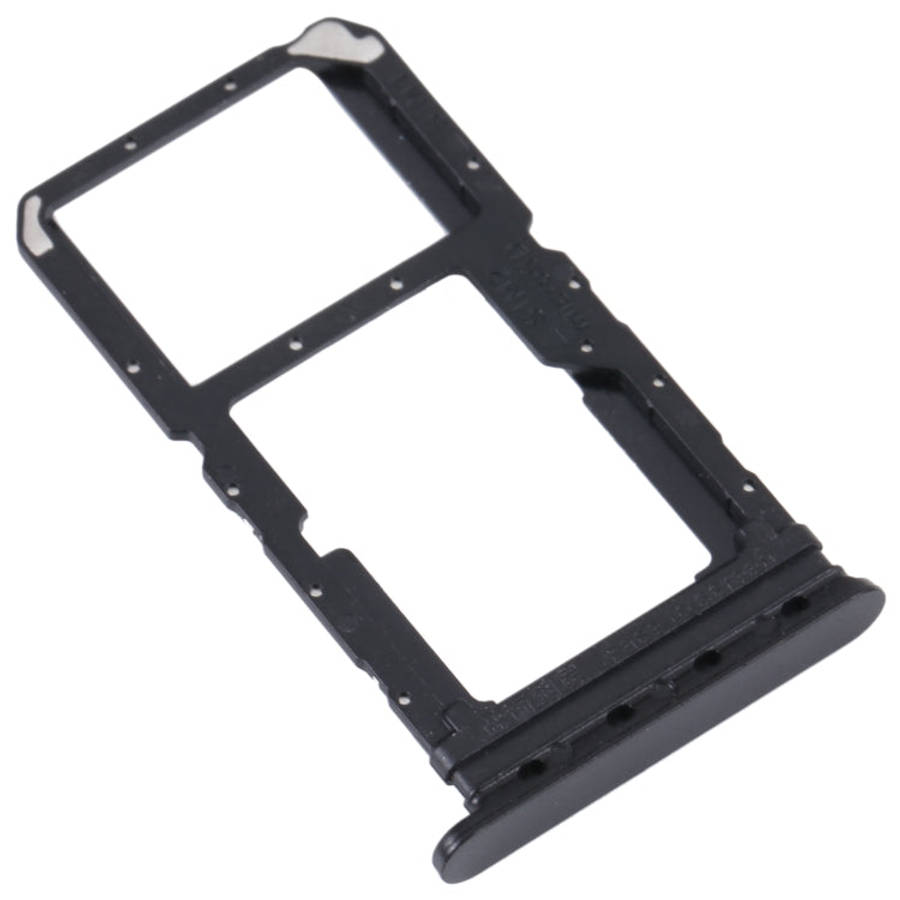 For OPPO A57 5G / A77 5G / K10 5G SIM Card Tray + SIM / Micro SD Card Tray (Black)