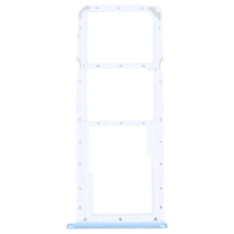 For OPPO A17 SIM Card Tray + SIM Card Tray + Micro SD Card Tray (Blue)