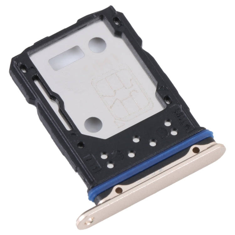 For vivo S15 SIM Card Tray + SIM Card Tray (Gold)