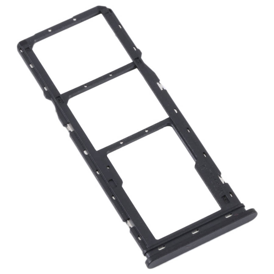 For Xiaomi Redmi A1 2022 / Redmi A1+ SIM Card Tray + SIM Card Tray + Micro SD Card Tray (Black)