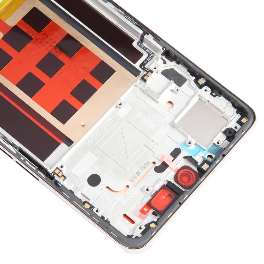 Original LCD Screen For OPPO Reno9 Pro Digitizer Full Assembly with Frame (Gold)