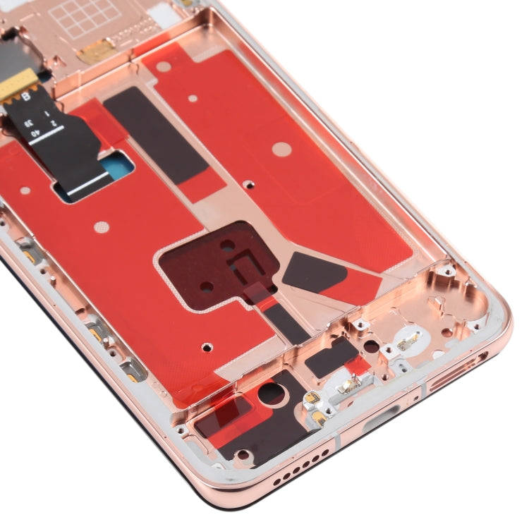 Original LCD Screen For Huawei P40 Pro Digitizer Full Assembly with Frame (Gold)