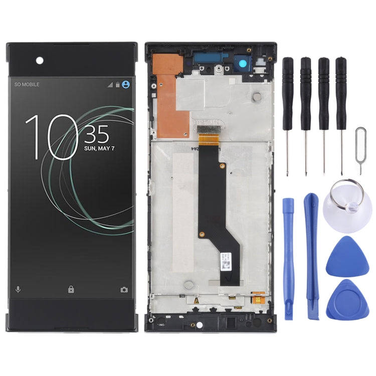 Original LCD Screen For Sony Xperia XA1 G3116 Digitizer Full Assembly with Frame(Black)