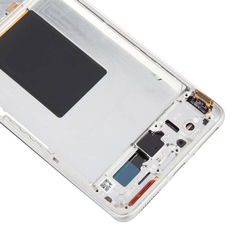For Xiaomi 12 Pro / 12S Pro AMOLED Original LCD Screen Digitizer Full Assembly with Frame (Silver)