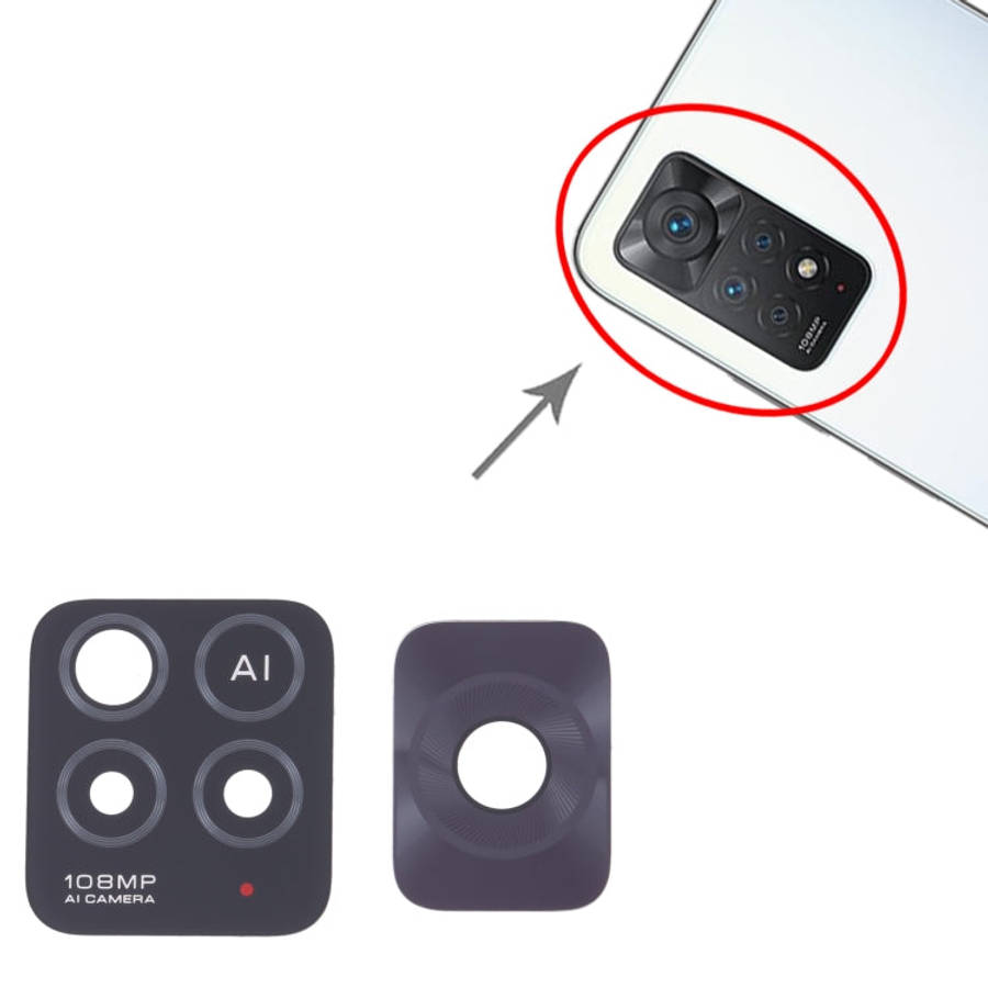 For Xiaomi Redmi Note 11 Pro 5G Global 10pcs Back Camera Lens