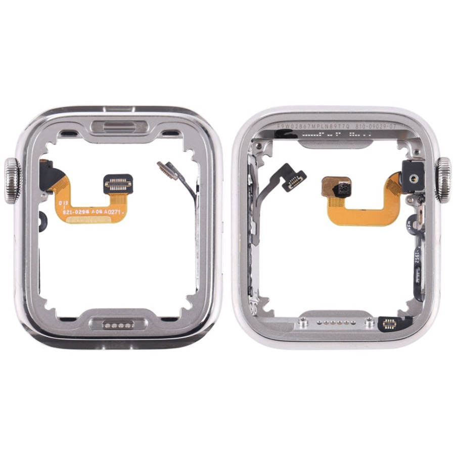 For Apple Watch Series 6 40mm Stainless Steel Middle Frame Bezel Plate with Loudspeaker / Power /...