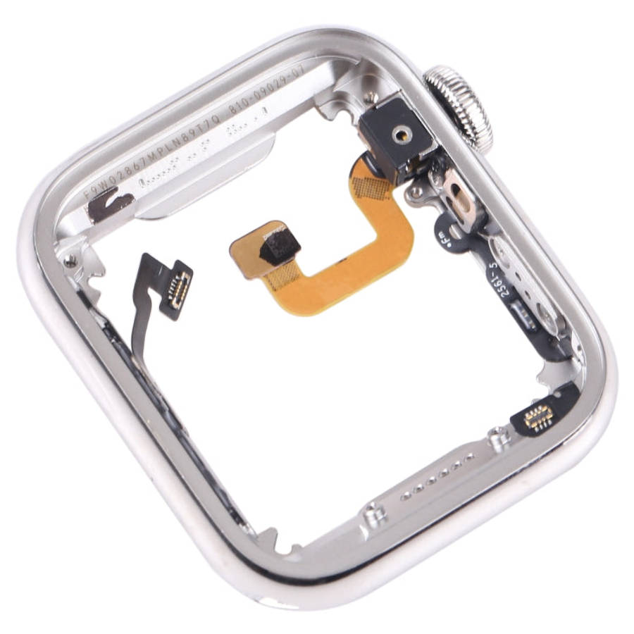 For Apple Watch Series 6 40mm Stainless Steel Middle Frame Bezel Plate with Loudspeaker / Power /...