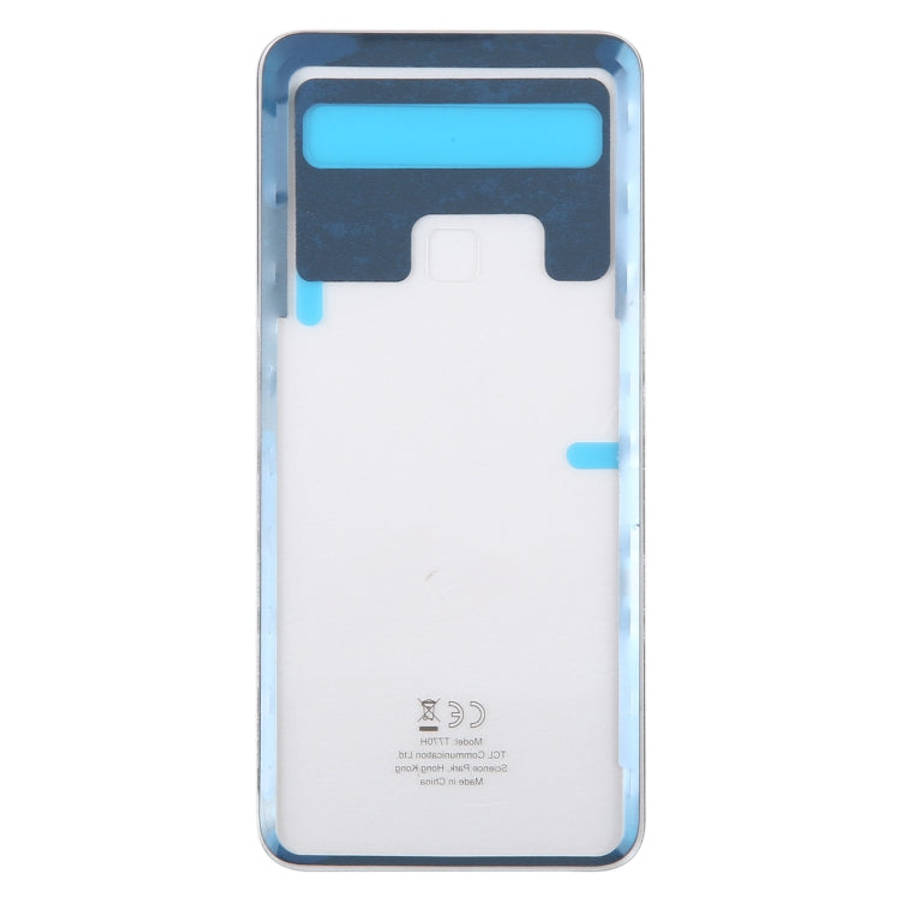 For TCL 10L T770H OEM Glass Battery Back Cover(Transparent)