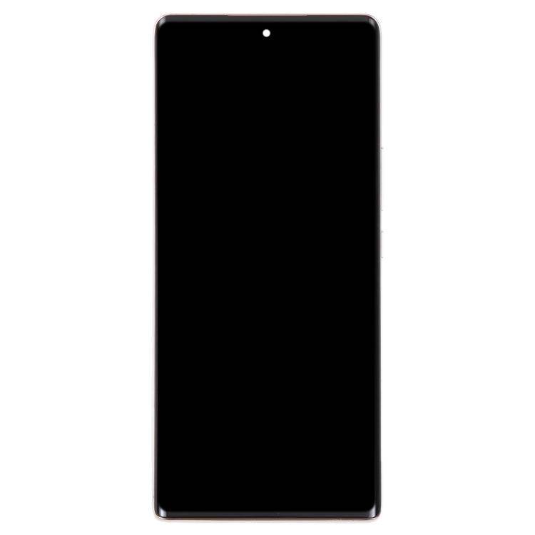 Original LCD Screen For Honor 70 Digitizer Full Assembly with Frame(Gold)