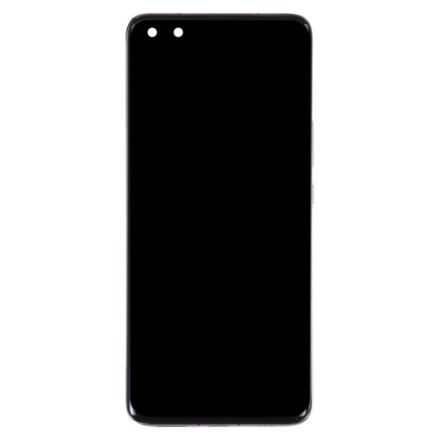 For Honor Magic4 Pro Original LCD Screen Digitizer Full Assembly with Frame, Not Supporting Finge...