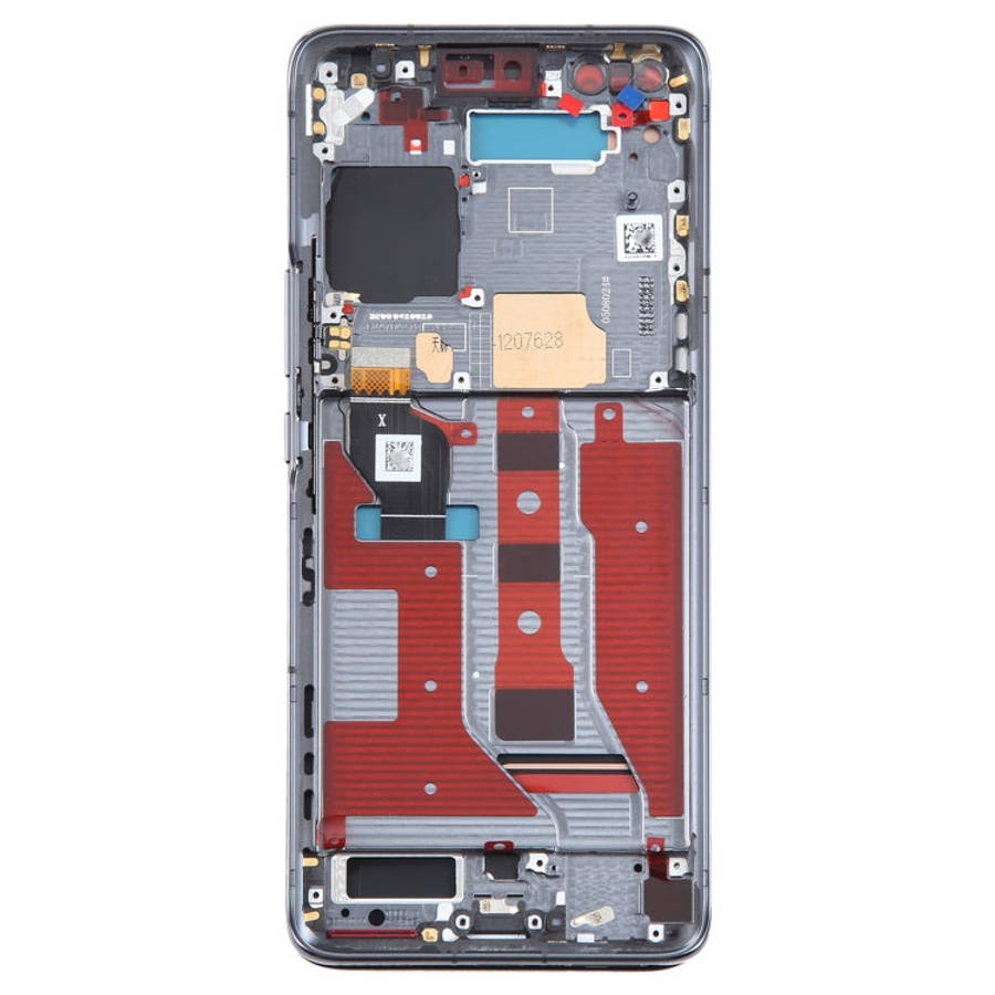 For Honor Magic4 Pro Original LCD Screen Digitizer Full Assembly with Frame, Not Supporting Finge...
