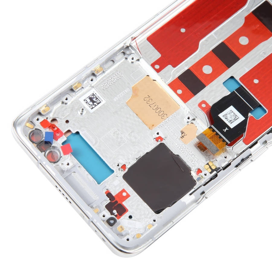 For Honor Magic4 Pro Original LCD Screen Digitizer Full Assembly with Frame, Not Supporting Finge...
