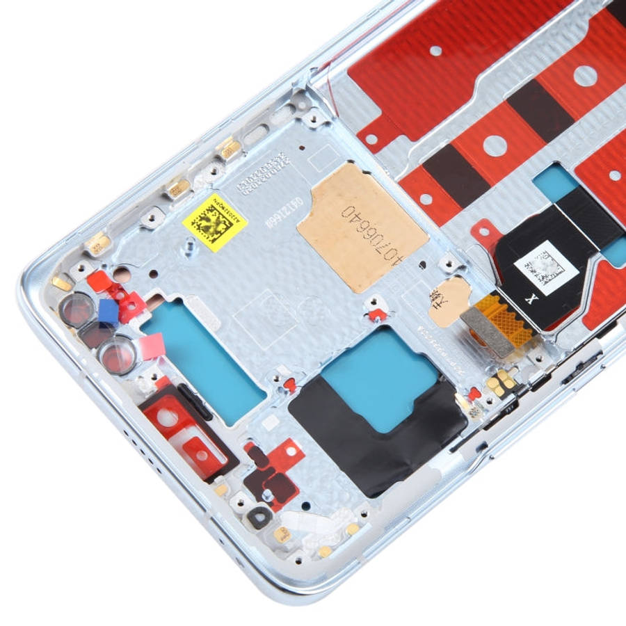 For Honor Magic4 Pro Original LCD Screen Digitizer Full Assembly with Frame, Not Supporting Finge...