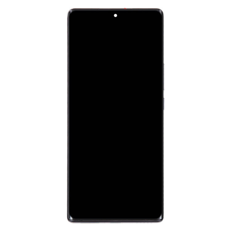 Original LCD Screen For Honor 60 Digitizer Full Assembly with Frame(Black)