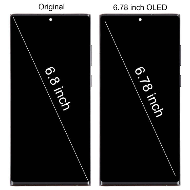 For Samsung Galaxy S22 Ultra 5G SM-S908B EU Edition 6.78 inch OLED  LCD Screen Digitizer Full Ass...