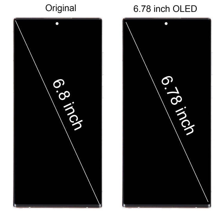 For Samsung Galaxy S22 Ultra 5G SM-S908B EU Edition 6.78 inch OLED  LCD Screen Digitizer Full Ass...