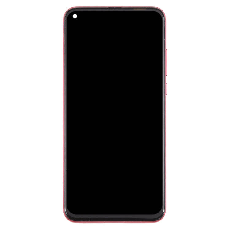 For Honor View 20 Original LCD Screen Digitizer Full Assembly with Frame (Red)