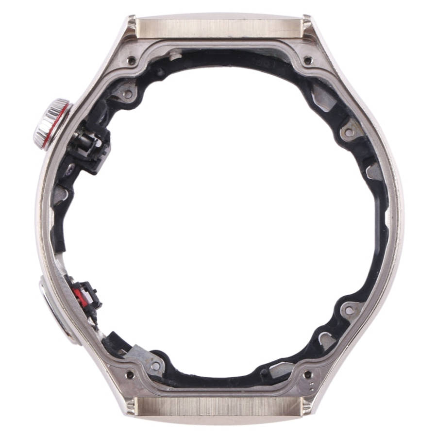 Original LCD Screen Frame Bezel Plate For Huawei Watch 4 Pro (Silver)