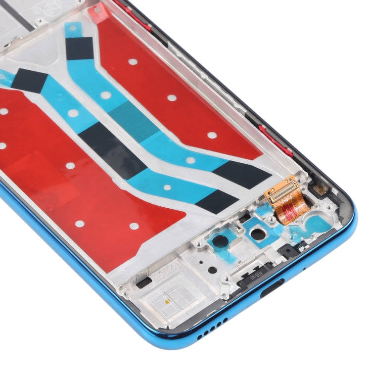 LCD Screen and Digitizer Full Assembly With Frame for Huawei P Smart S (Blue)